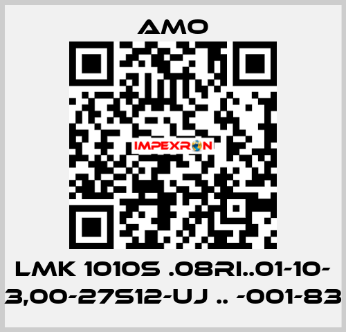 LMK 1010S .08RI..01-10- 3,00-27S12-UJ .. -001-83 Amo