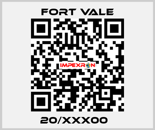 20/XXX00   Fort Vale