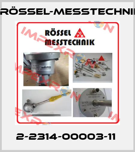 2-2314-00003-11  Rössel-Messtechnik