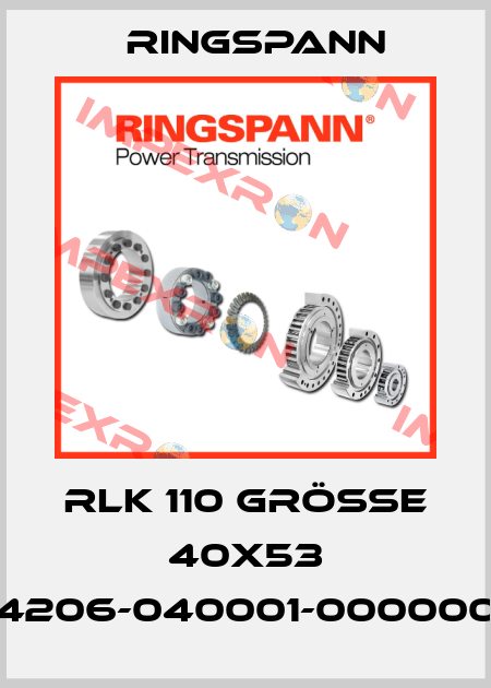 RLK 110 Größe 40x53 (4206-040001-000000) Ringspann
