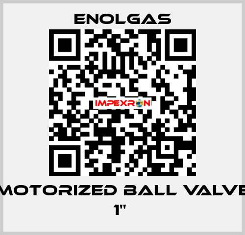 MOTORIZED BALL VALVE 1"  Enolgas