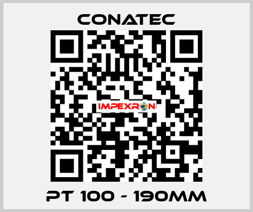 PT 100 - 190mm Conatec