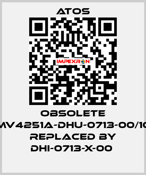 OBSOLETE MV4251A-DHU-0713-00/10 Replaced by DHI-0713-X-00  Atos