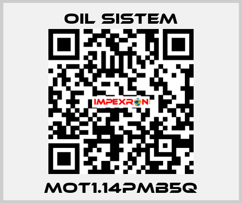 MOT1.14PMB5Q Oil Sistem