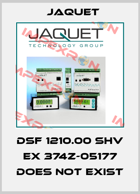 DSF 1210.00 SHV EX 374Z-05177 does not exist Jaquet