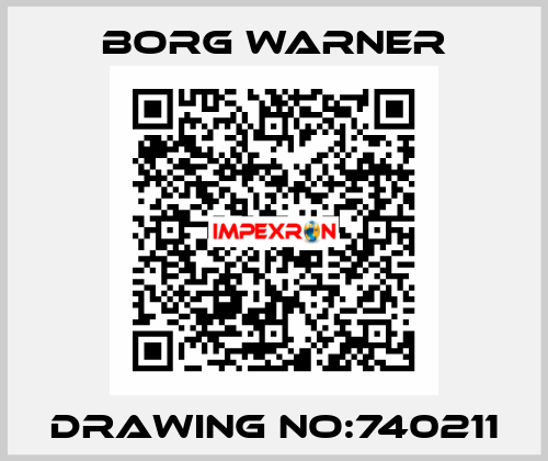 Drawing No:740211 Borg Warner