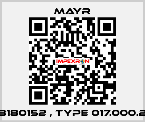 8180152 , type 017.000.2 Mayr