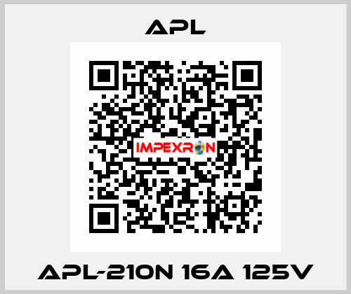 APL-210N 16A 125V Apl