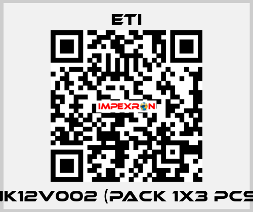 NK12V002 (pack 1x3 pcs) Eti