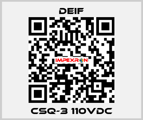 CSQ-3 110VDC Deif