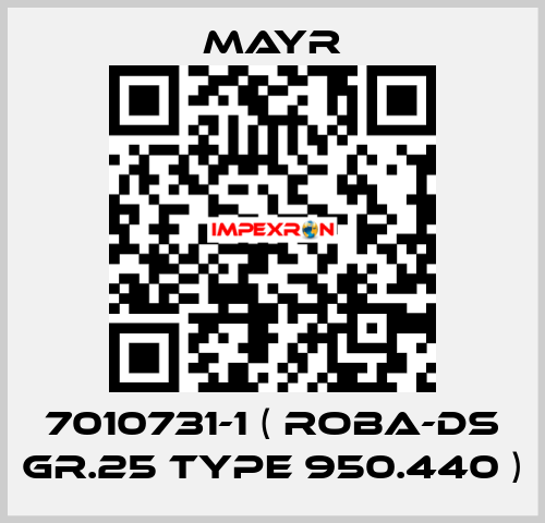 7010731-1 ( ROBA-DS Gr.25 Type 950.440 ) Mayr