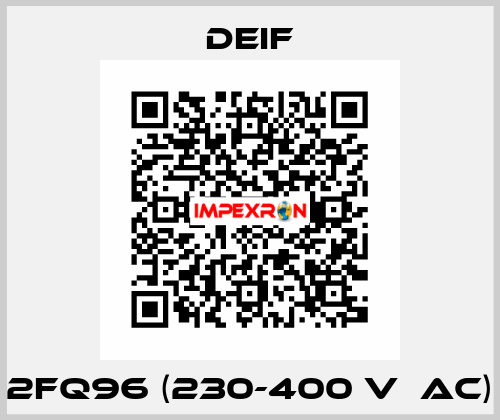 2FQ96 (230-400 V  AC) Deif