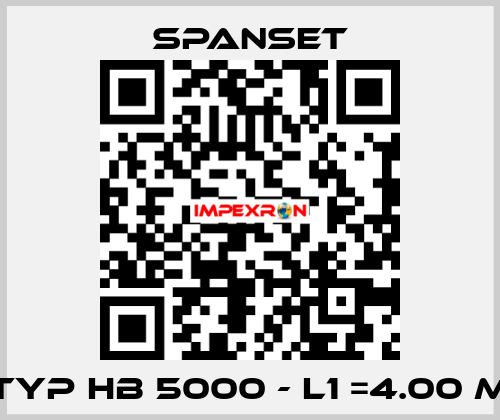 Typ HB 5000 - L1 =4.00 m SpanSet