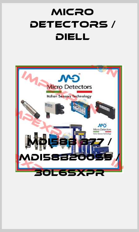 MDI58B 377 / MDI58B200S5 / 30L6SXPR
 Micro Detectors / Diell