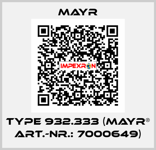 Type 932.333 (mayr® Art.-Nr.: 7000649) Mayr