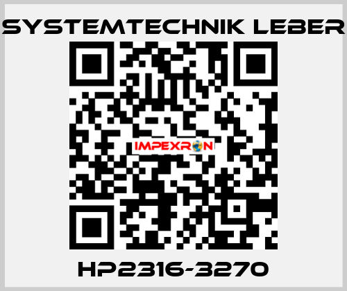 HP2316-3270 Systemtechnik LEBER