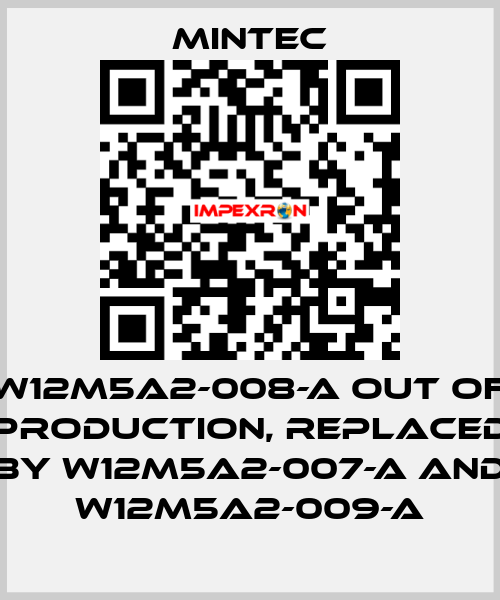 W12M5A2-008-A out of production, replaced by W12M5A2-007-A and W12M5A2-009-A MINTEC