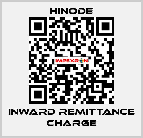 Inward remittance charge HINODE