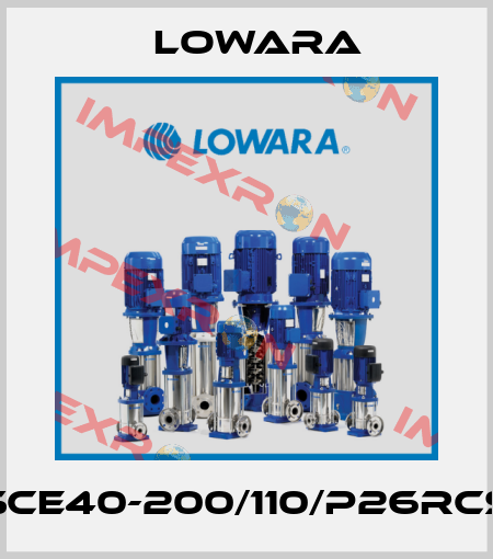NSCE40-200/110/P26RCS4 Lowara