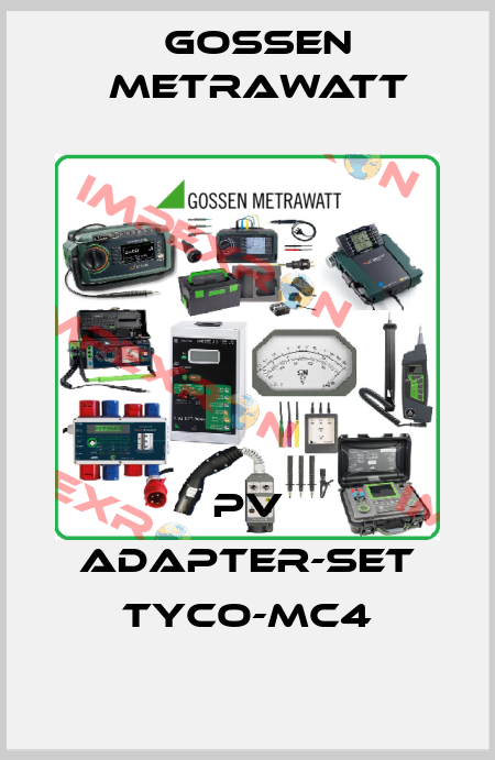 PV Adapter-Set TYCO-MC4 Gossen Metrawatt