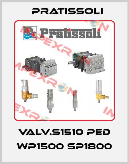VALV.S1510 PED WP1500 SP1800 Pratissoli