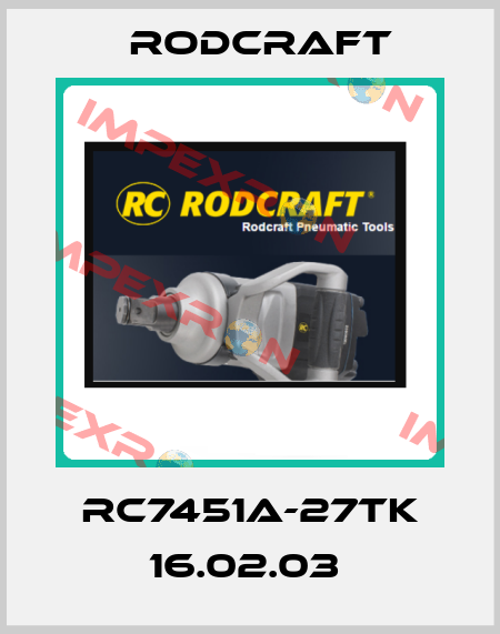RC7451A-27TK 16.02.03  Rodcraft