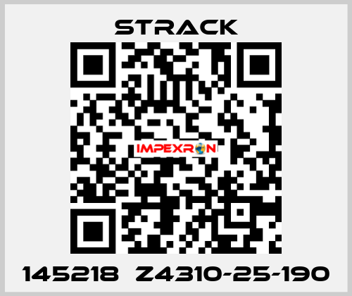 145218  Z4310-25-190  Strack