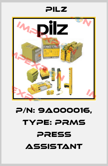 p/n: 9A000016, Type: PRMS press assistant Pilz