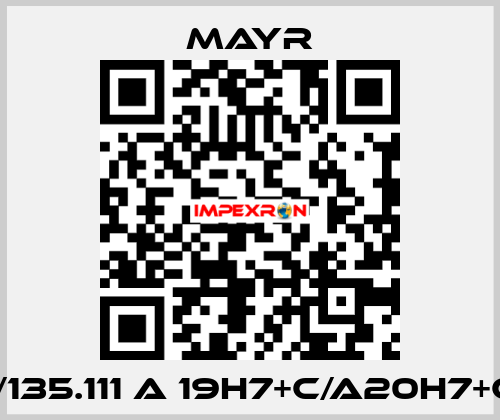 1/135.111 A 19H7+C/A20H7+C Mayr