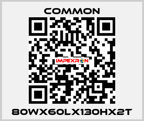 80Wx60Lx130Hx2T COMMON