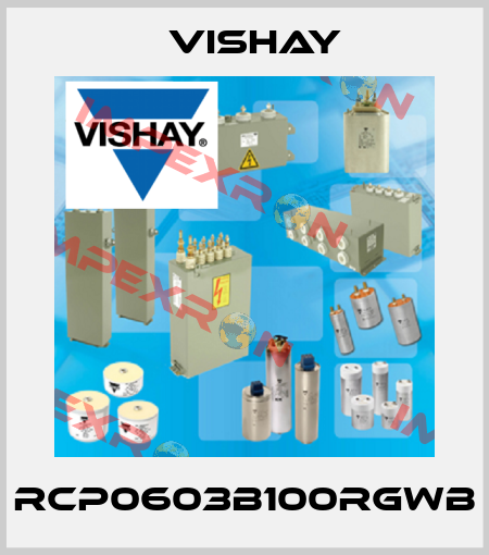 RCP0603B100RGWB Vishay