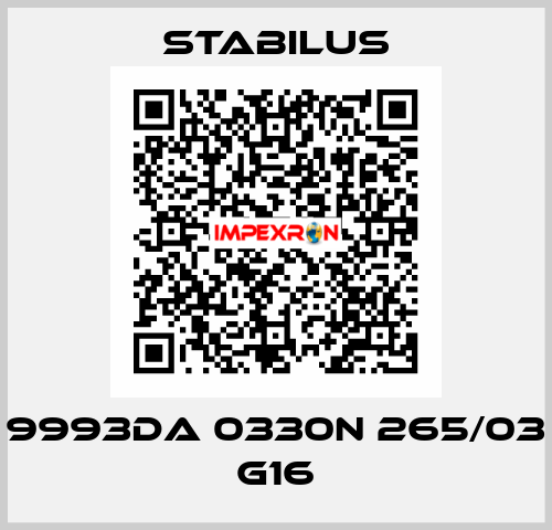 9993DA 0330N 265/03 G16 Stabilus