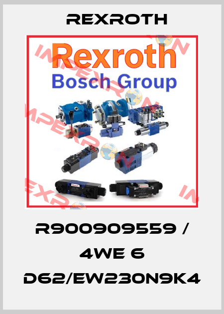 R900909559 / 4WE 6 D62/EW230N9K4 Rexroth
