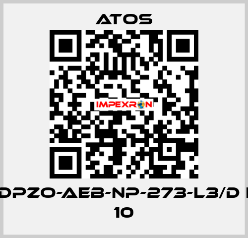 DPZO-AEB-NP-273-L3/D I 10 Atos