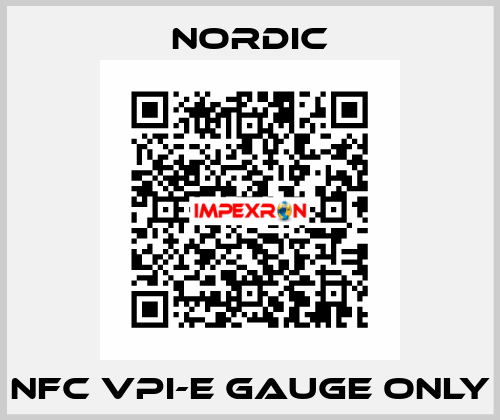 NFC VPI-E GAUGE ONLY NORDIC