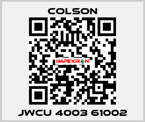 JWCU 4003 61002 Colson