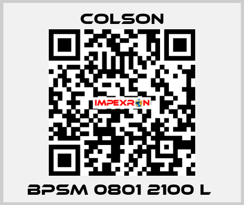 BPSM 0801 2100 L  Colson