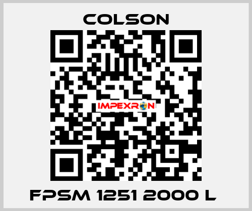 FPSM 1251 2000 L  Colson