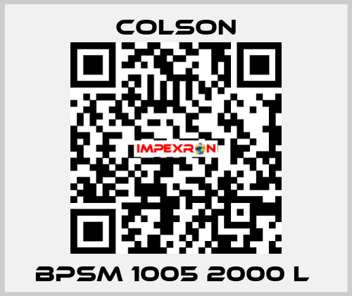 BPSM 1005 2000 L  Colson