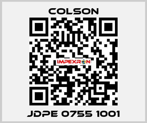 JDPE 0755 1001 Colson