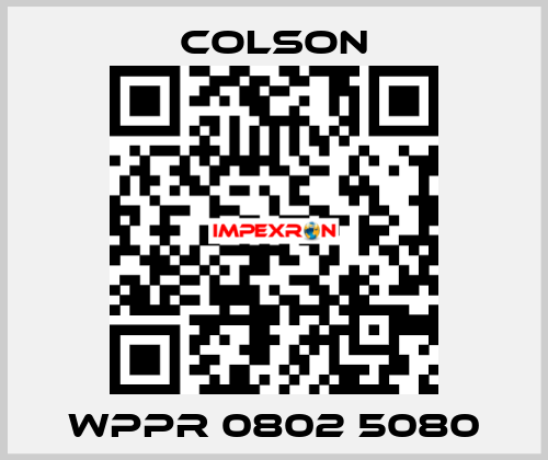 WPPR 0802 5080 Colson