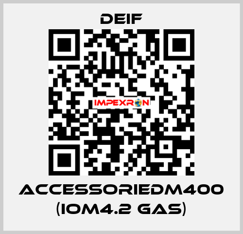 AccessorieDM400 (IOM4.2 GAS) Deif