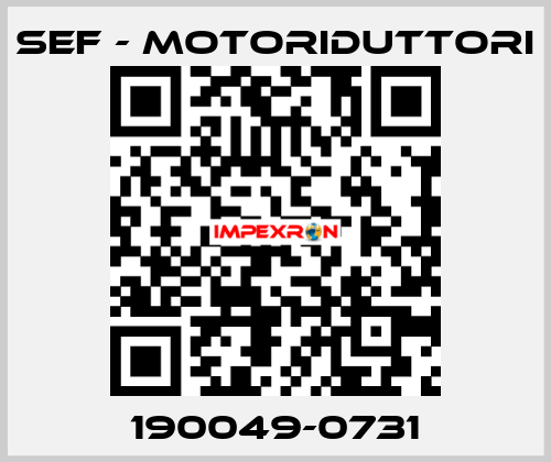 190049-0731 SEF - MOTORIDUTTORI