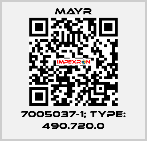 7005037-1; Type: 490.720.0 Mayr
