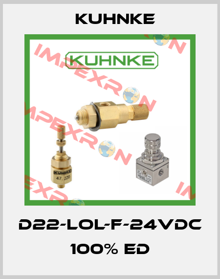 D22-LOL-F-24VDC 100% ED Kuhnke