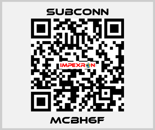 MCBH6F SubConn