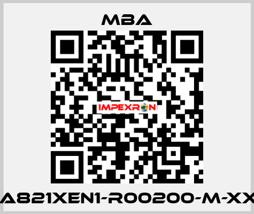 MBA821XEN1-R00200-M-XXXX MBA
