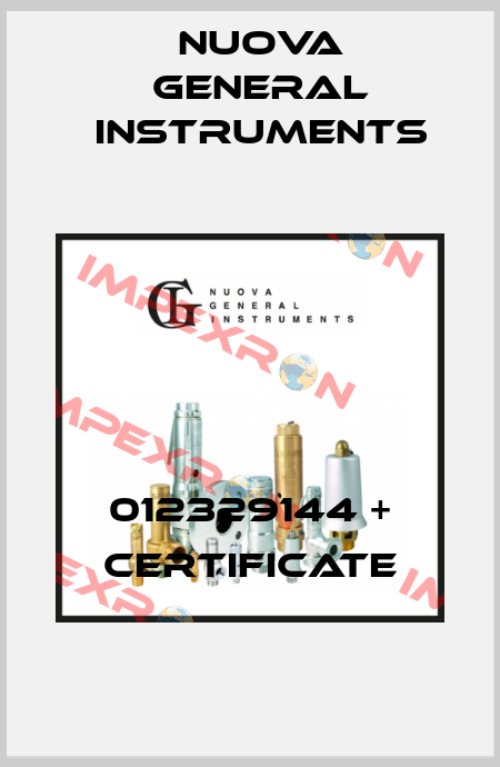 012329144 + Certificate Nuova General Instruments