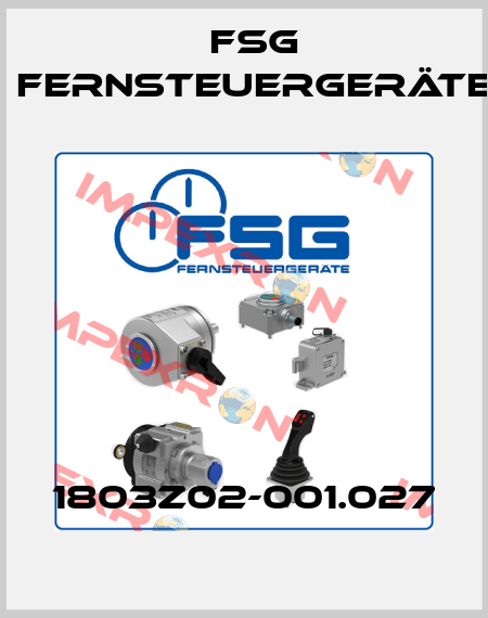 1803Z02-001.027 FSG Fernsteuergeräte