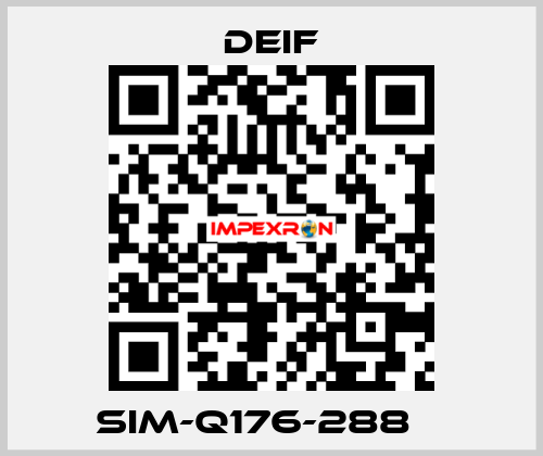  	  SIM-Q176-288В АС Deif